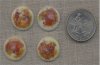 6 VINTAGE VICTORIAN 18mm GLASS LOVERS LIMOGE CAMEOS
