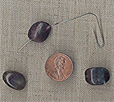 10 VINTAGE GEN. DARK AMETHYST 15-20mm. BAROQUE BEADS