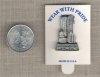 1 SILVER 9/11 NEW YORK SKYLINE UNITED WE STAND PIN