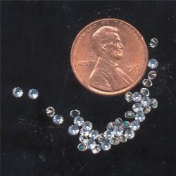 100 VINTAGE AUSTRIAN #1012 CRYSTAL 2MM RHINESTONES