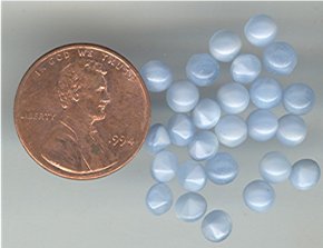 100 VINTAGE BLUE MOONSTONE 20ss GLASS RHINESTONES