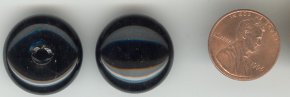 12 VINTAGE GLASS JAPAN HAND BLOWN CABOCHONS