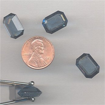 6 AUSTRIAN MONTANA SAPPHIRE 14X10mm OCTAGON GEMS