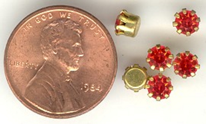 Brass Set Jewels